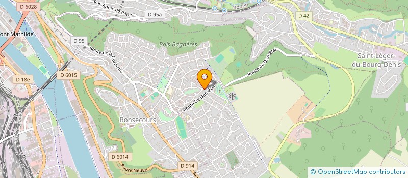 localisation de l'entreprise MONSIEUR JEFERSON DUPONT  BONSECOURS