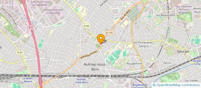 localisation de l'entreprise MONSIEUR JEFF-ANDERSON MATHURIN à AULNAY-SOUS-BOIS