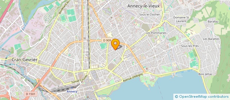 localisation de l'entreprise MONSIEUR JEFF AUTHIE  ANNECY