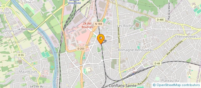 localisation de l'entreprise MONSIEUR JEFF BERTIER  CONFLANS-SAINTE-HONORINE