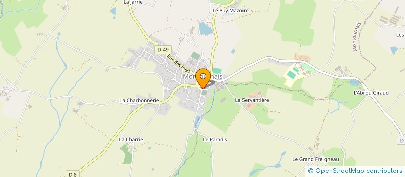 localisation de l'entreprise MONSIEUR JEFF BONDU  MONTOURNAIS