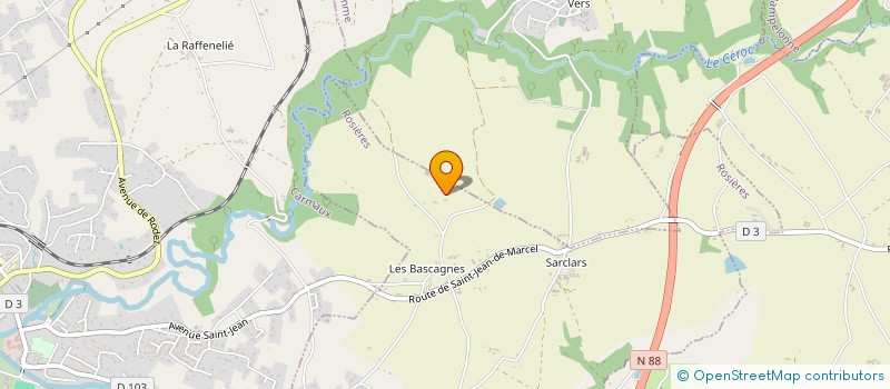 localisation de l'entreprise MONSIEUR JEFF BRIAUD-LEMELLE  CARMAUX