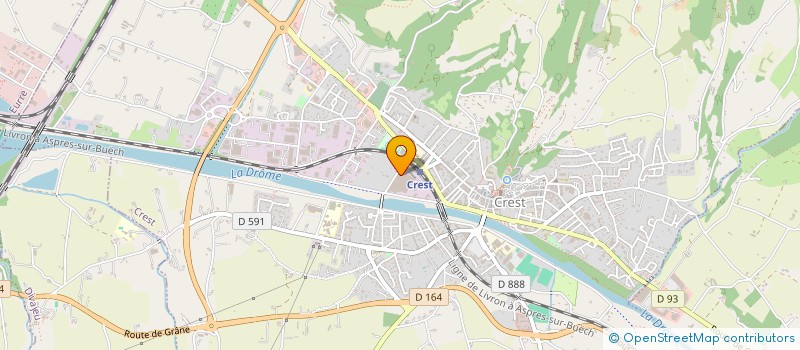 localisation de l'entreprise MONSIEUR JEFF CHAMY  CREST