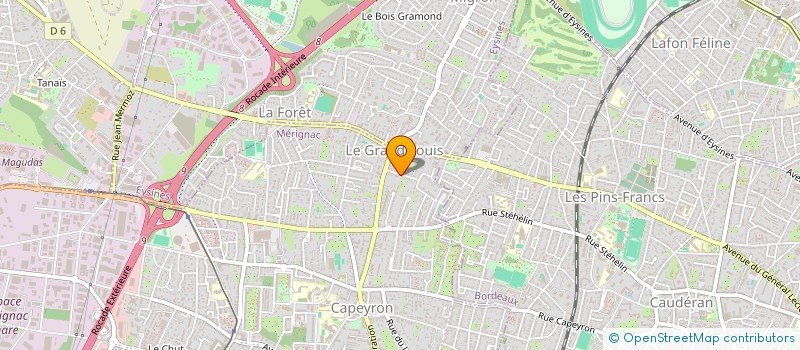 localisation de l'entreprise MONSIEUR JEFF CLAUDIO  MERIGNAC