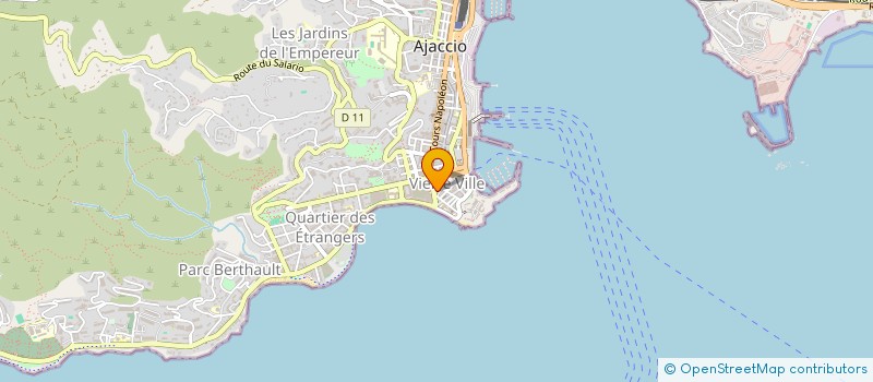 localisation de l'entreprise MONSIEUR JEFF CLERGEAU à AJACCIO