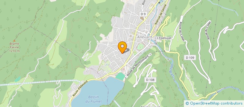 localisation de l'entreprise MONSIEUR JEFF CROATTO  ALLEVARD