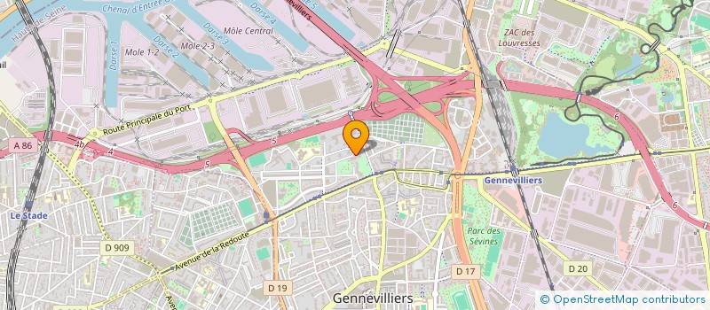 localisation de l'entreprise MONSIEUR JEFF DORSAIN à GENNEVILLIERS