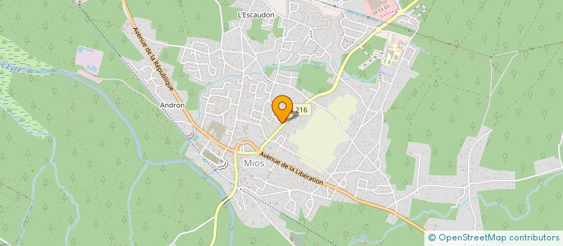 localisation de l'entreprise MONSIEUR JEFF HERNANDEZ  MIOS