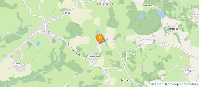 localisation de l'entreprise MONSIEUR JEFF JONES  PIONNAT