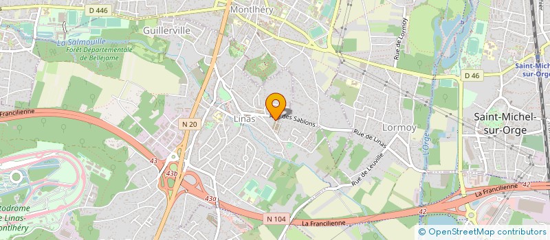 localisation de l'entreprise MONSIEUR JEFF LAFLEUR  MONTLHERY