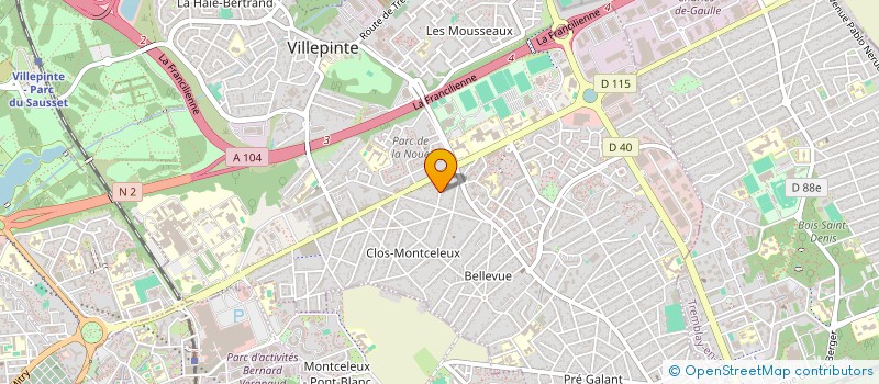 localisation de l'entreprise MONSIEUR JEFF NEDELEC à VILLEPINTE