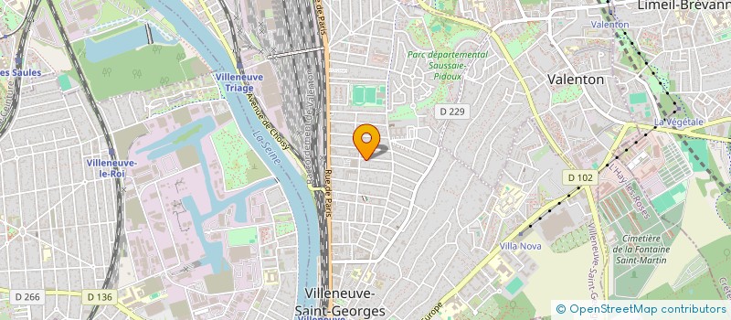 localisation de l'entreprise MONSIEUR JEFF NGIOBA  VILLENEUVE-SAINT-GEORGES