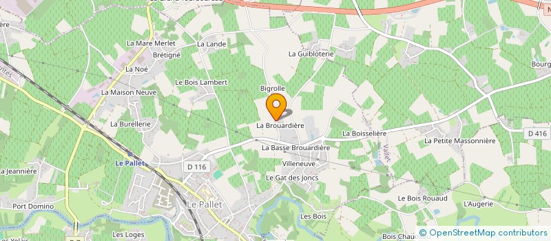 localisation de l'entreprise MONSIEUR JEFF PRADAL  LE PALLET