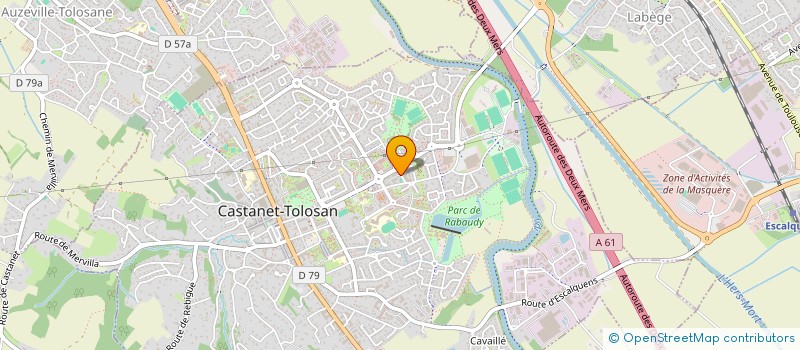 localisation de l'entreprise MONSIEUR JEFF SARRAIL  CASTANET-TOLOSAN