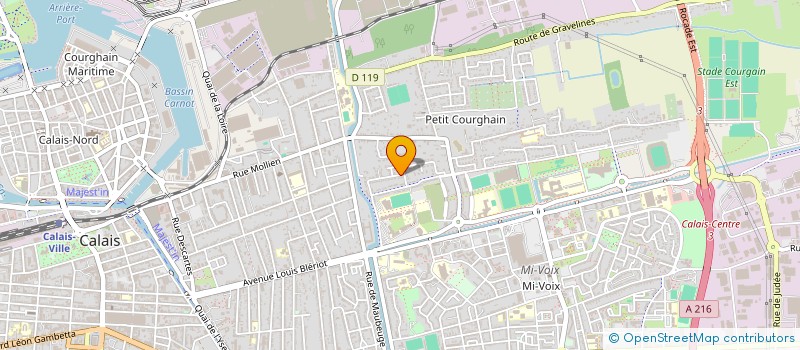 localisation de l'entreprise MONSIEUR JEFFERSON BACQUET  CALAIS