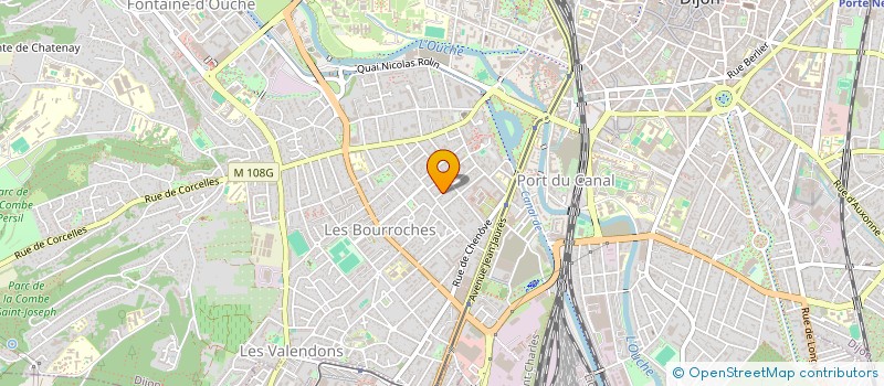 localisation de l'entreprise MONSIEUR JEFFERSON-BARTELIN COQUILLET  DIJON