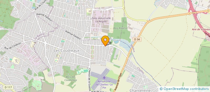 localisation de l'entreprise MONSIEUR JEFFERSON BENCE  CHELLES