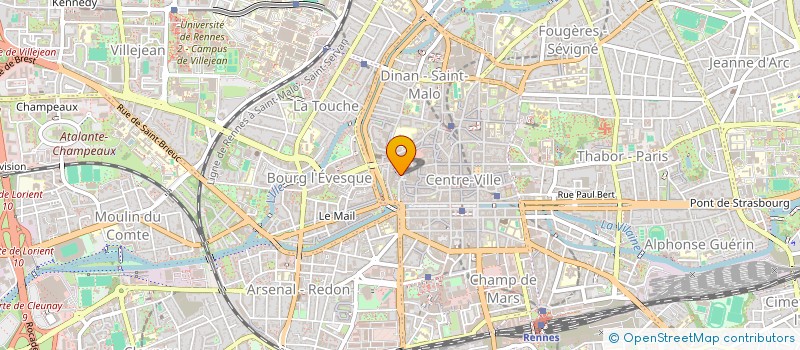 localisation de l'entreprise MONSIEUR JEFFERSON BESNARD  RENNES