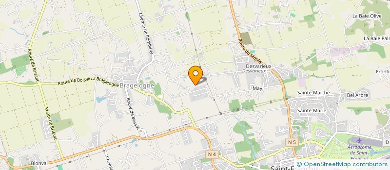 localisation de l'entreprise MONSIEUR JEFFERSON BOISMOREAU  SAINT-FRANCOIS