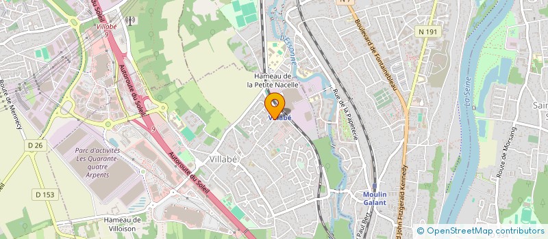 localisation de l'entreprise MONSIEUR JEFFERSON BONIFACE  VILLABE