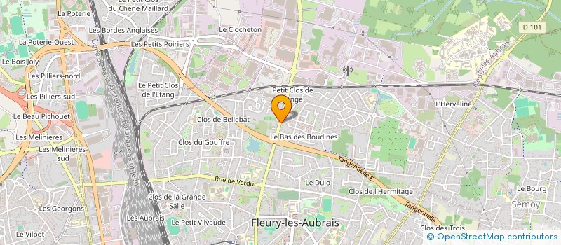 localisation de l'entreprise MONSIEUR JEFFERSON BOURGEOIS à FLEURY-LES-AUBRAIS