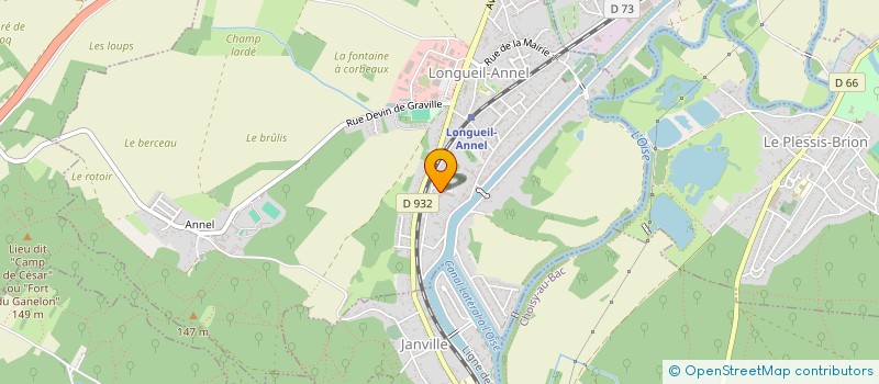 localisation de l'entreprise MONSIEUR JEFFERSON CERCEAU  LONGUEIL-ANNEL