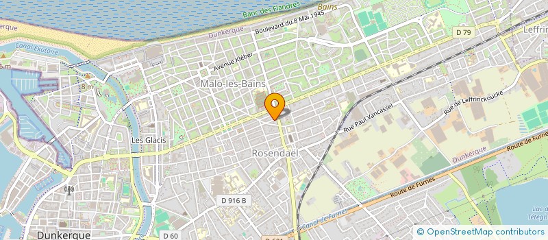 localisation de l'entreprise MONSIEUR JEFFERSON DAVID à DUNKERQUE