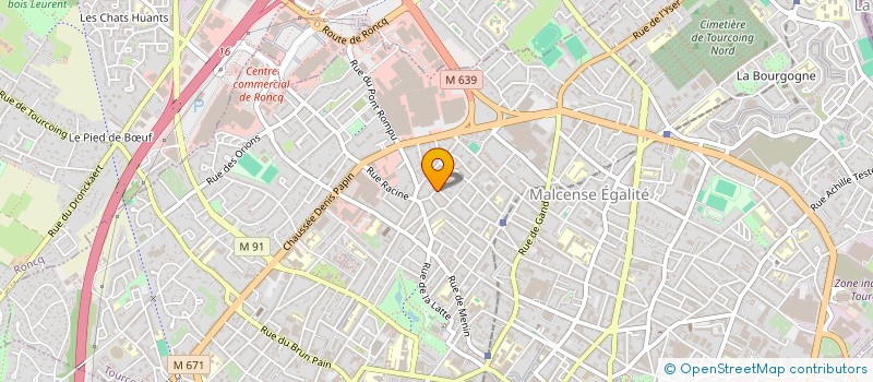 localisation de l'entreprise MONSIEUR JEFFERSON DAYAS EKWE  TOURCOING