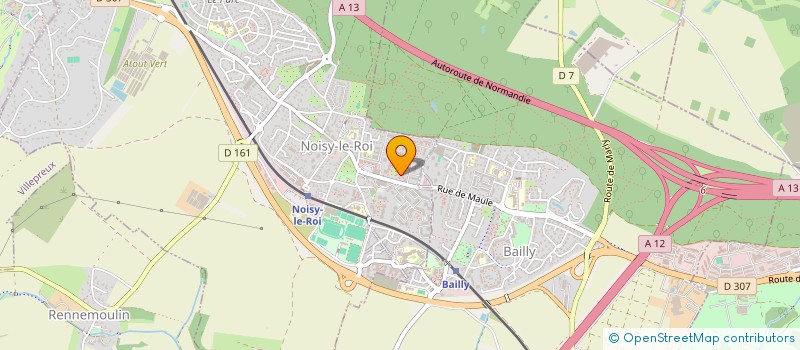 localisation de l'entreprise MONSIEUR JEFFERSON DE PAIVA  NOISY-LE-ROI