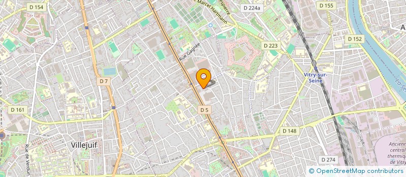 localisation de l'entreprise MONSIEUR JEFFERSON DE SOUZA CLEMENTE à VITRY-SUR-SEINE