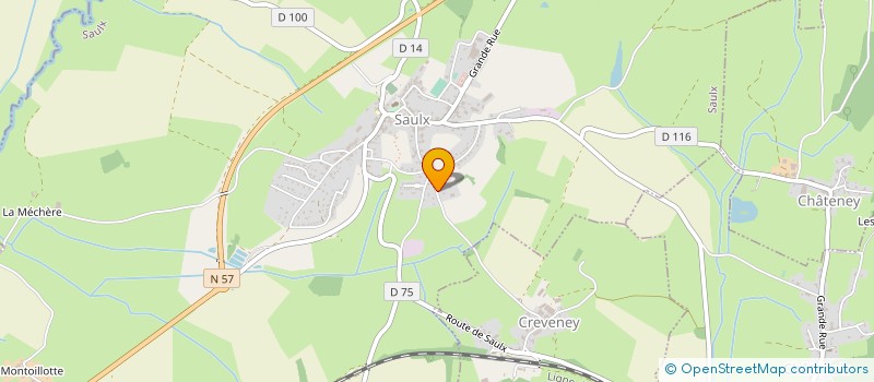 localisation de l'entreprise MONSIEUR JEFFERSON DEBRION  SAULX