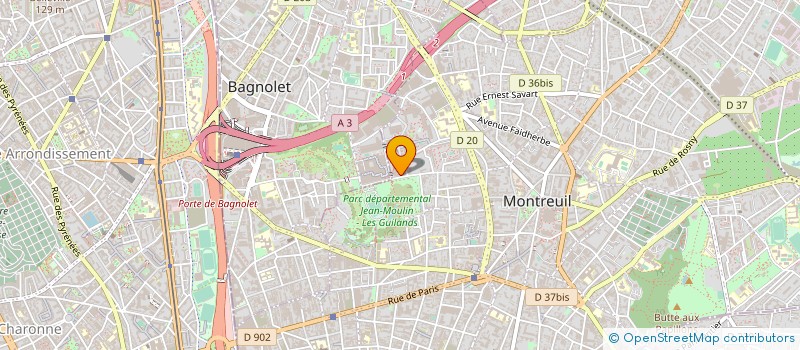 localisation de l'entreprise MONSIEUR JEFFERSON FOUQUET à MONTREUIL