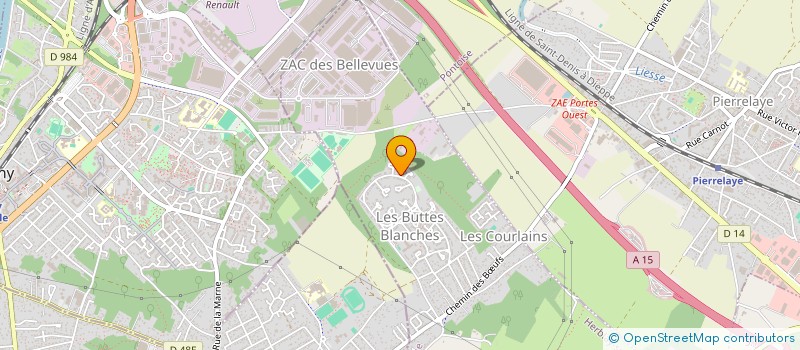 localisation de l'entreprise MONSIEUR JEFFERSON GAGLIARDI  HERBLAY-SUR-SEINE