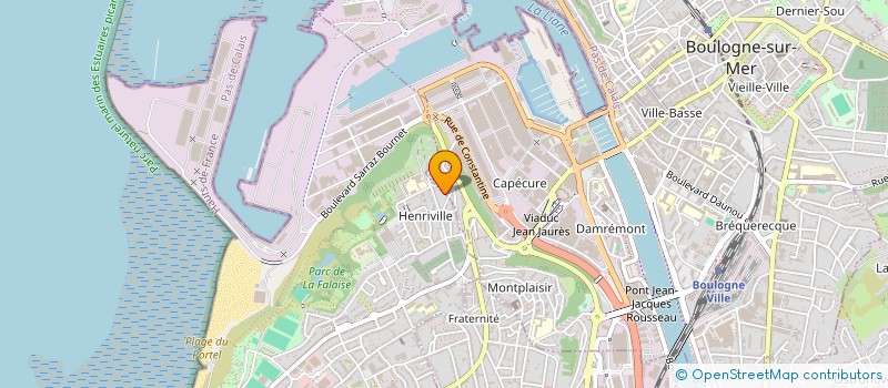 localisation de l'entreprise MONSIEUR JEFFERSON GERARD à BOULOGNE-SUR-MER