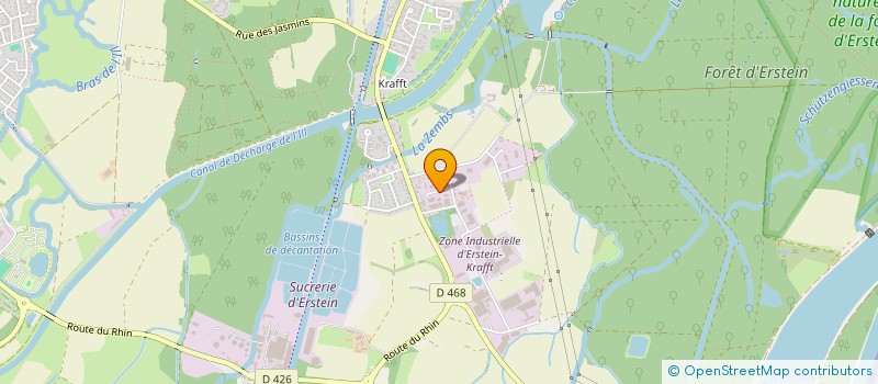 localisation de l'entreprise MONSIEUR JEFFERSON GUYOMARD DIT LEDAN  ERSTEIN