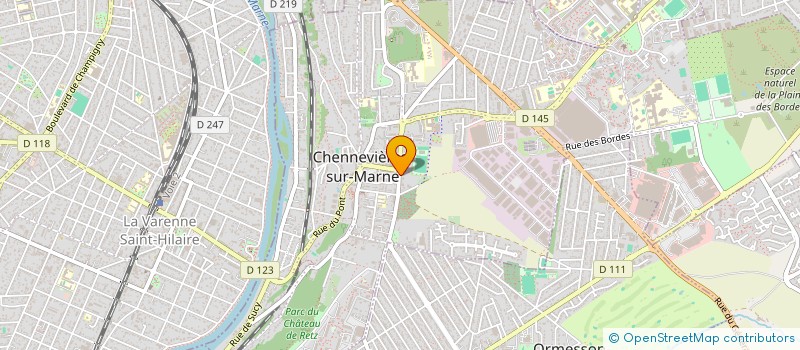 localisation de l'entreprise MONSIEUR JEFFERSON JUNIOR DAMAS  CHENNEVIERES-SUR-MARNE