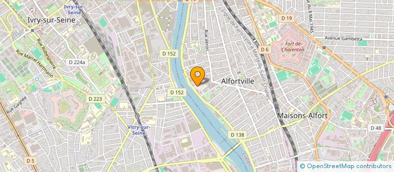 localisation de l'entreprise MONSIEUR JEFFERSON KINOSSIAN à ALFORTVILLE