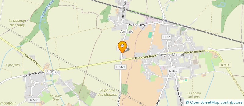 localisation de l'entreprise MONSIEUR JEFFERSON LAMBERT  ANNOIS