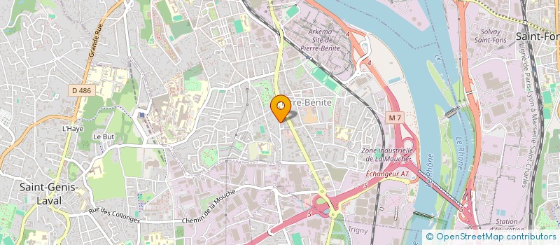 localisation de l'entreprise MONSIEUR JEFFERSON LEETE  OULLINS-PIERRE-BENITE