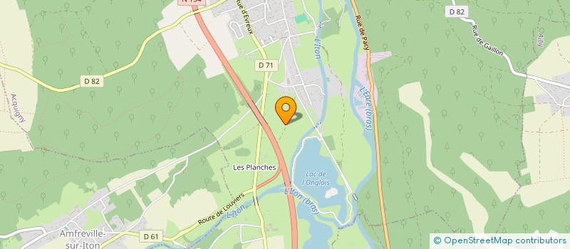 localisation de l'entreprise MONSIEUR JEFFERSON LEGER  ACQUIGNY