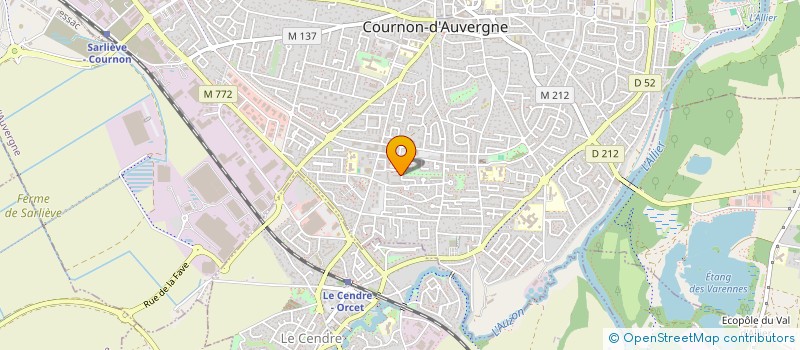 localisation de l'entreprise MONSIEUR JEFFERSON LOPEZ  COURNON-D'AUVERGNE