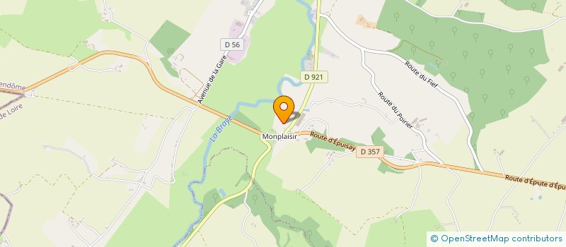 localisation de l'entreprise MONSIEUR JEFFERSON MOINGT  SARGE SUR BRAYE