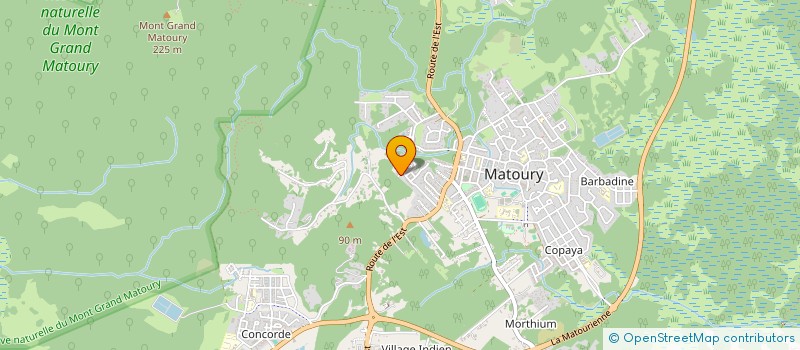 localisation de l'entreprise MONSIEUR JEFFERSON NESLON  MATOURY