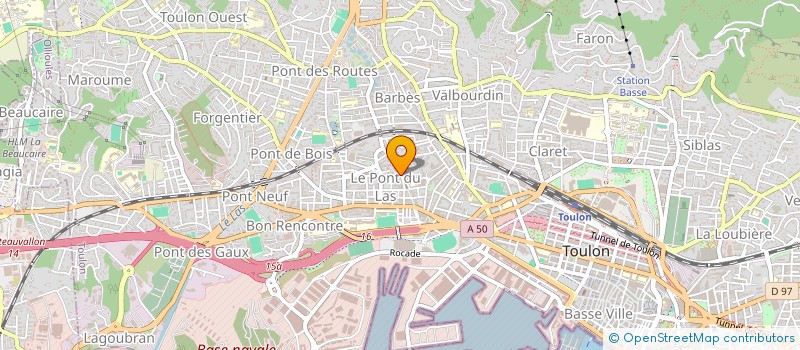 localisation de l'entreprise MONSIEUR JEFFERSON NOGUEIRA DE SOUZA  TOULON