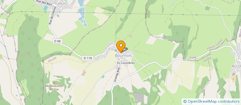 localisation de l'entreprise MONSIEUR JEFFERSON PAUCHET  BOURNOIS