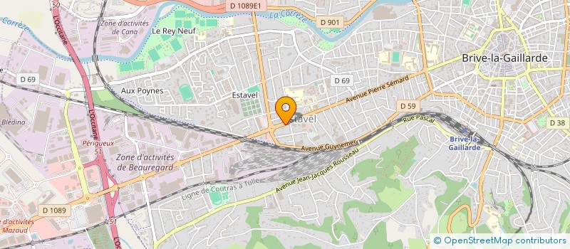 localisation de l'entreprise MONSIEUR JEFFERSON RIOS SALAZAR  BRIVE-LA-GAILLARDE