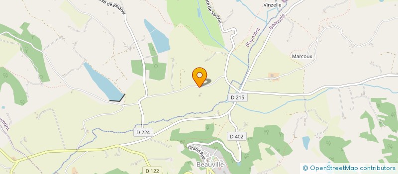 localisation de l'entreprise MONSIEUR JEFFERSON SIBON  BLAYMONT