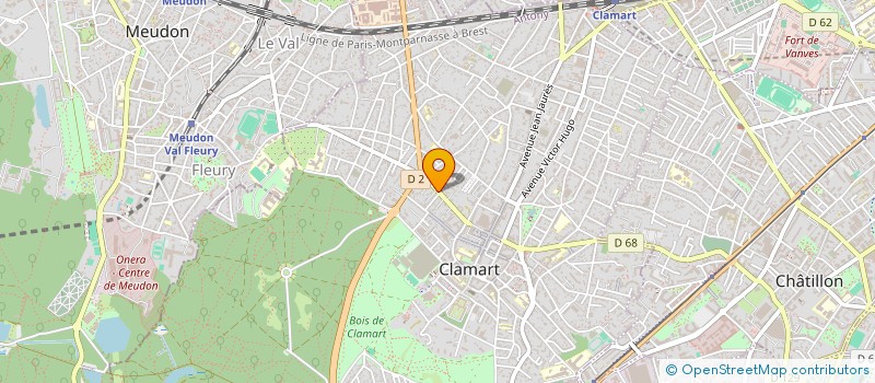 localisation de l'entreprise MONSIEUR JEFFERSON STEVEN GALLEGO GARCIA à CLAMART