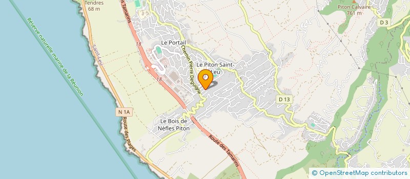 localisation de l'entreprise MONSIEUR JEFFERSON TACITE  SAINT-LEU