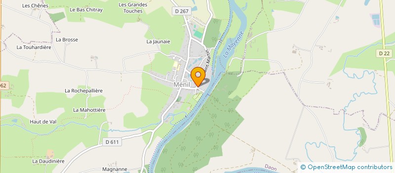 localisation de l'entreprise MONSIEUR JEFFERY FRISONE à MENIL